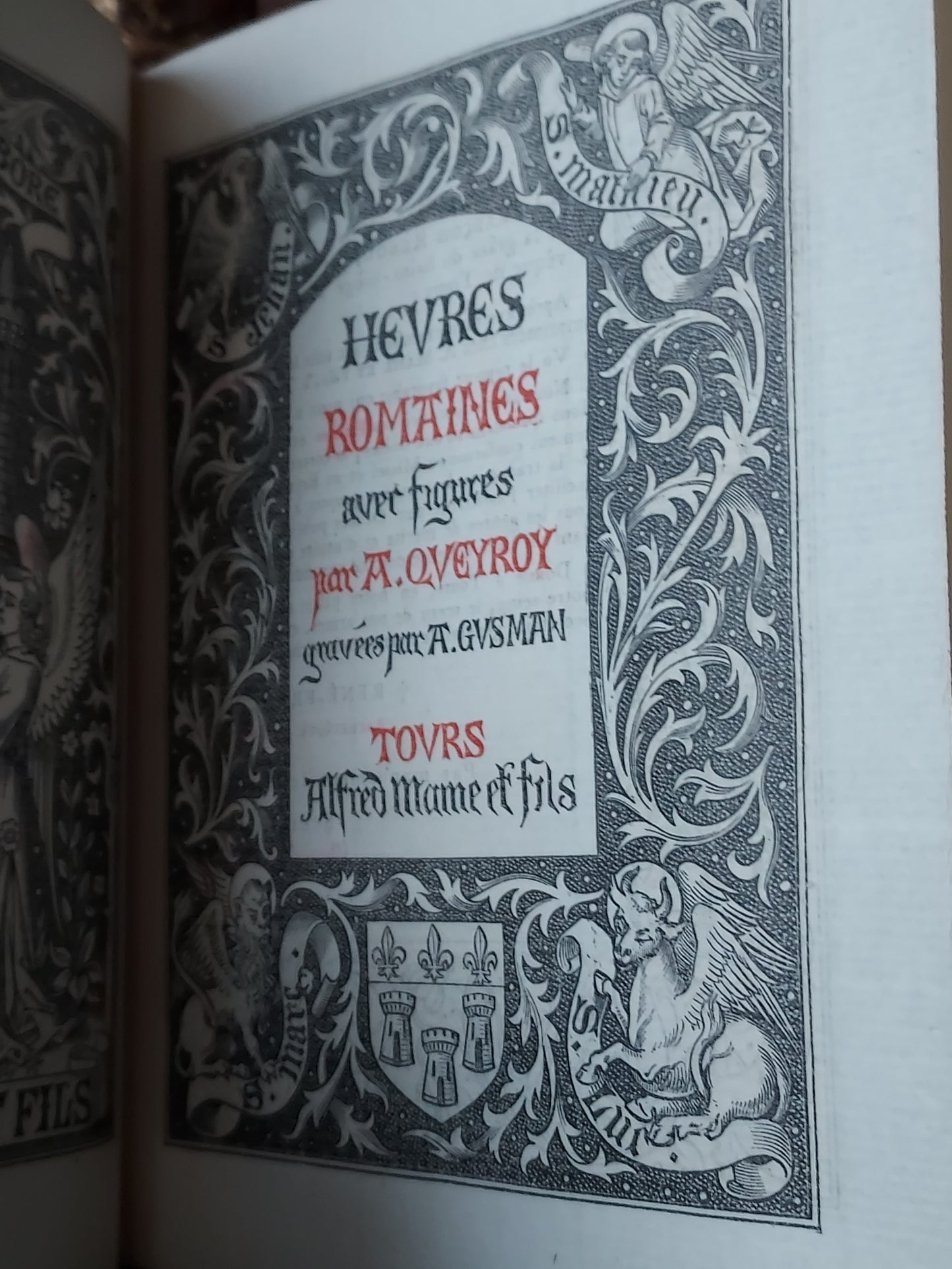 1900s Heures Romaines | Stamped Taffin Master Binding