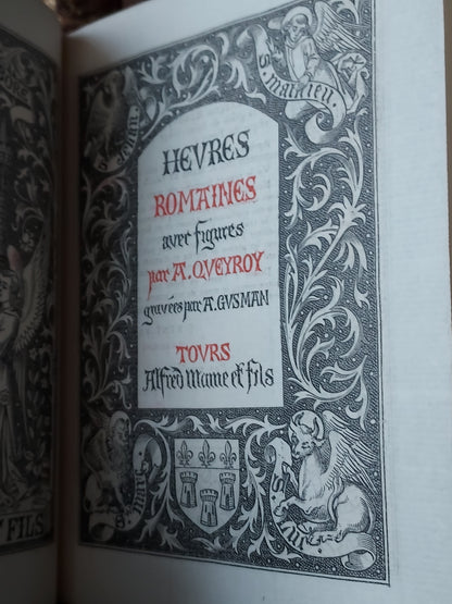 1900s Heures Romaines | Stamped Taffin Master Binding