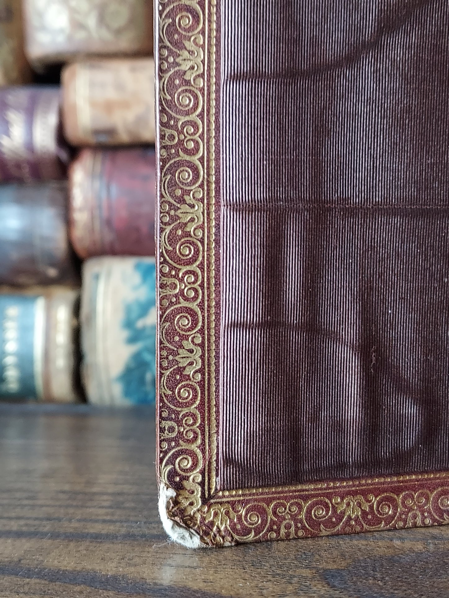 1860s Livre D'Heures Selon le Rit Romain: Gauffered Edges, Fleur-de-Lis Cover