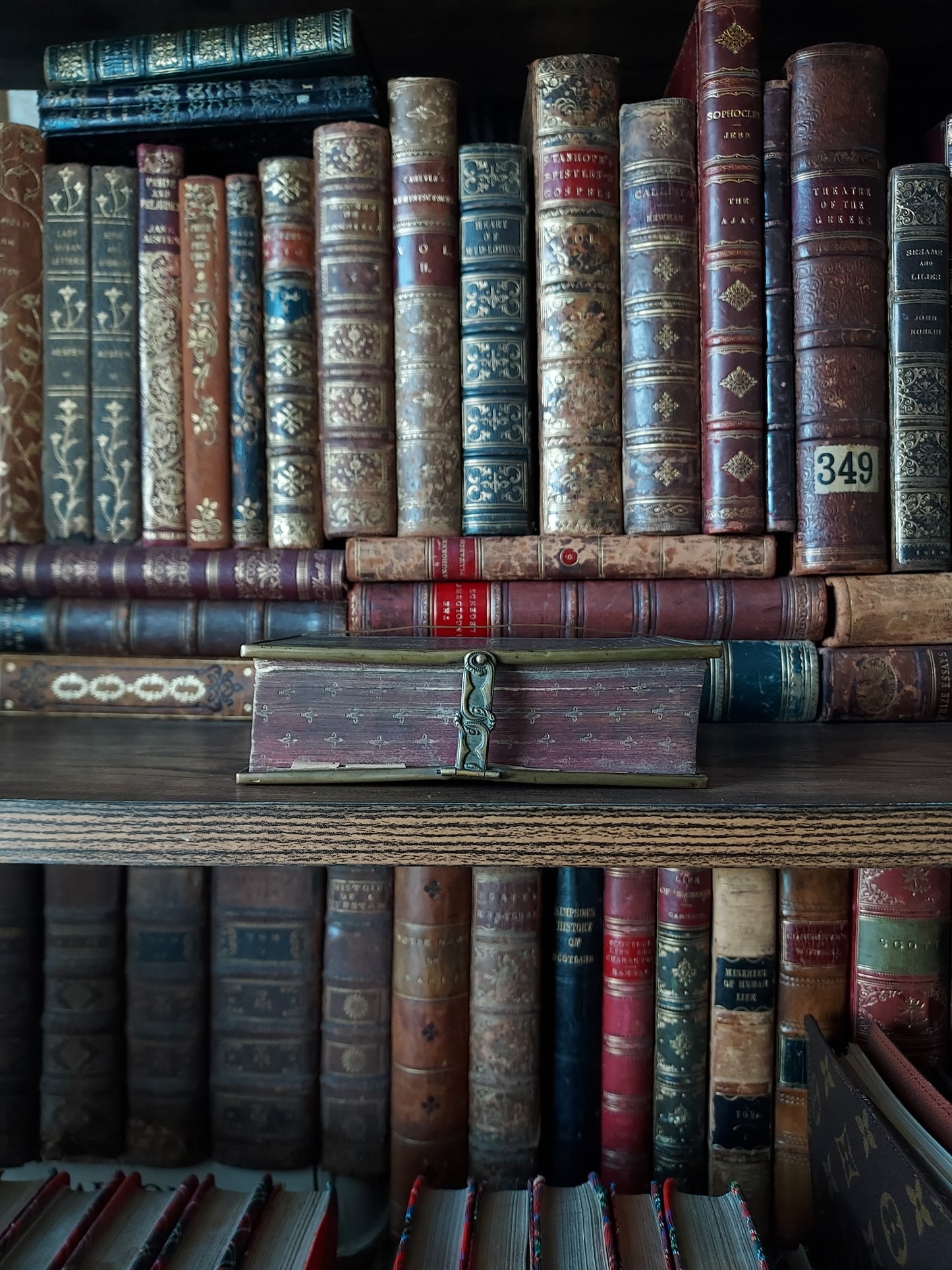 1860s Eucologe ou Paroissien Romain-Éduen: Gauffered Red Pages & Clasp