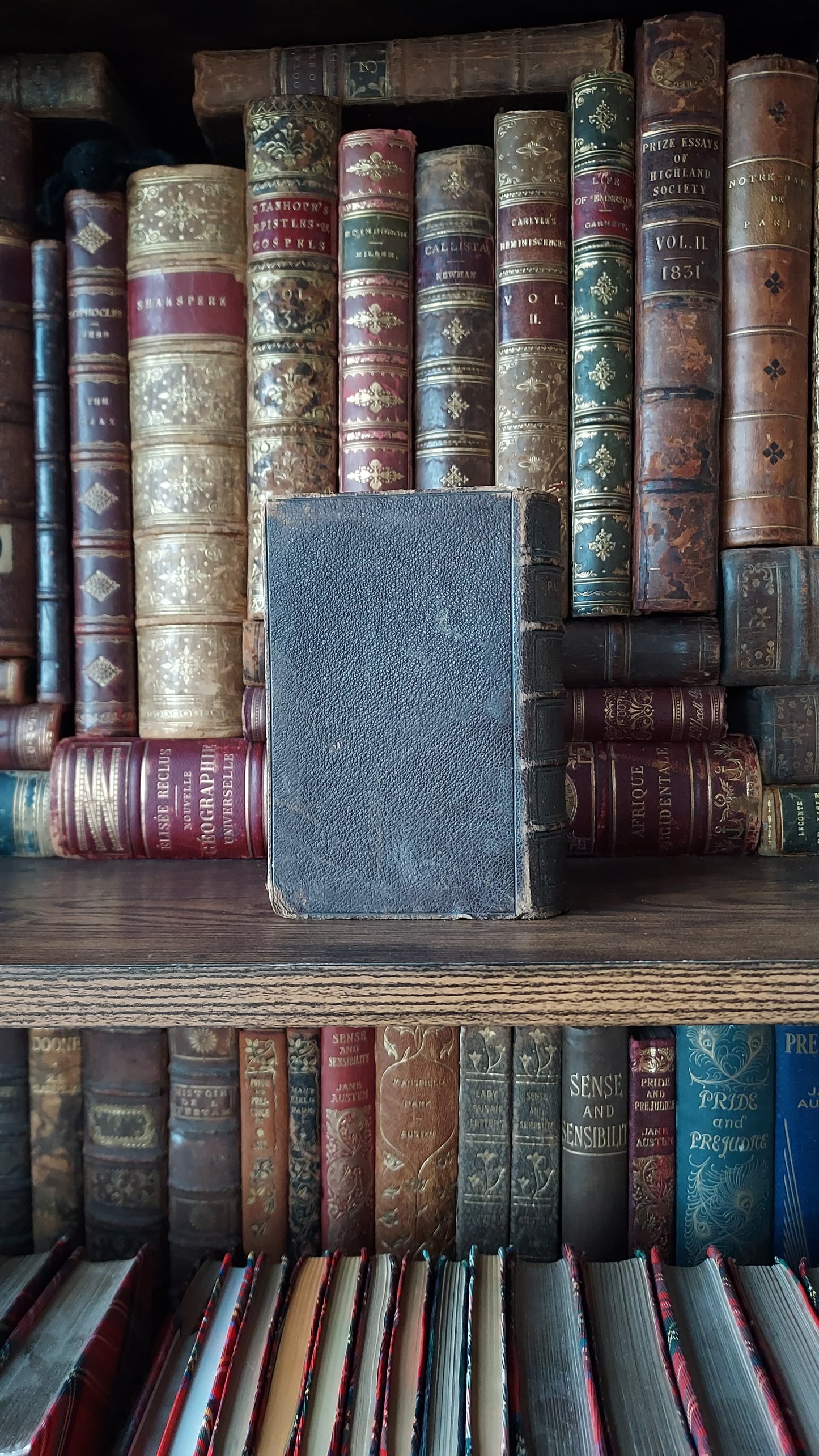 1876 Paroissien Romain | Red Star Gauffered Edge