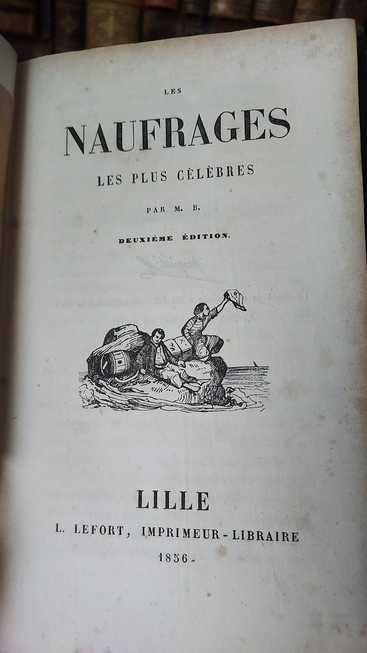 1856 Les Naufrages les plus célèbres | Shipwreck Cartonnage