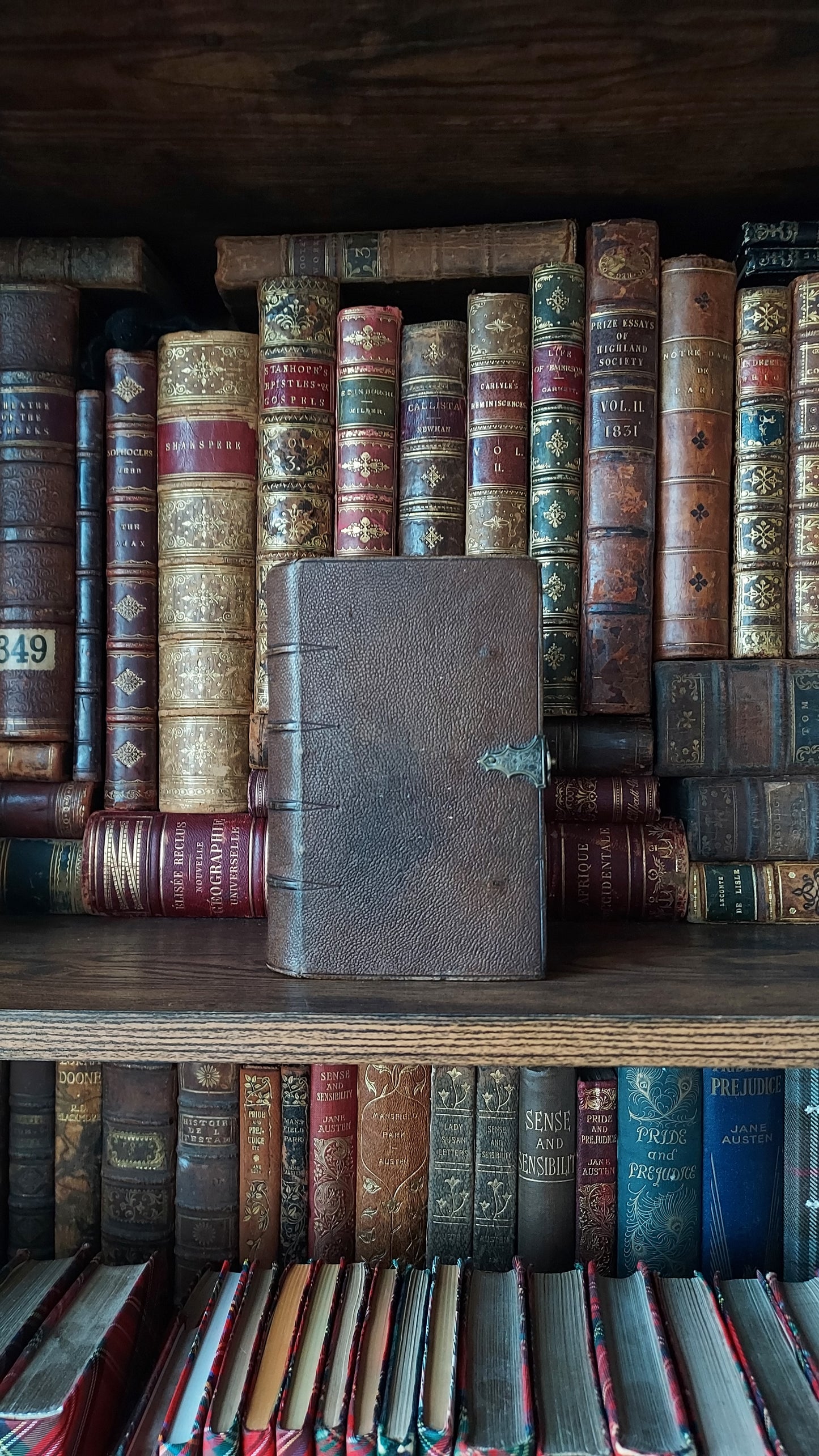 1857 Paroissien Romain | Gauffered Star Blue Edge