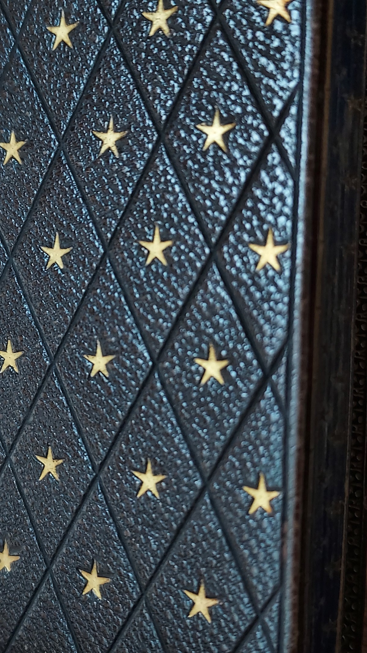 1850s L'Imitation de Jésus-Christ | Miniarture Star Binding w/Blue Gauffered Edges