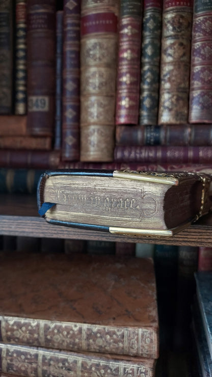 1846 Book of Common Prayer | Rare Gauffered Words and Metal Clasp