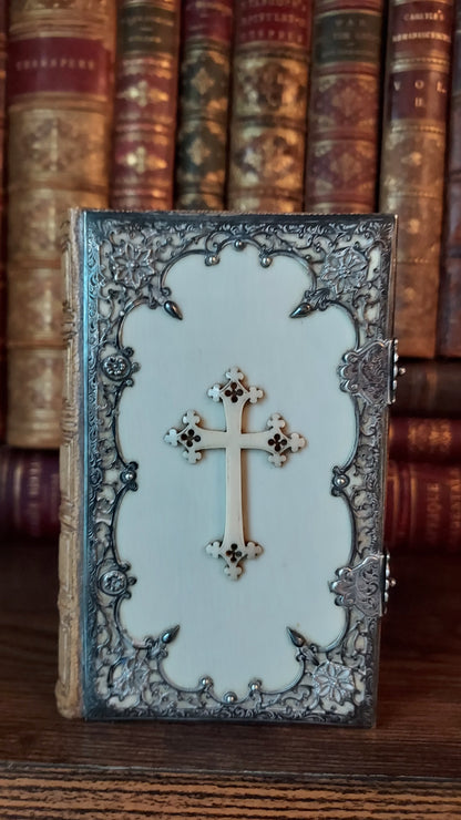 1872 The Book of Common Prayer | Gothic-Style Metal Details