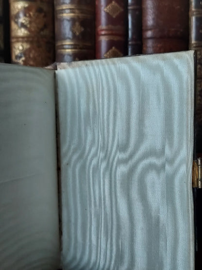 19th-century La Giornata del Cristiano | Blue Velvet & a Cross Clasp