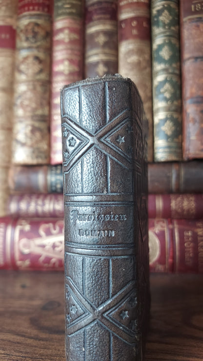 1859 Paroissien Romain | Blue Gauffered Maltese Cross
