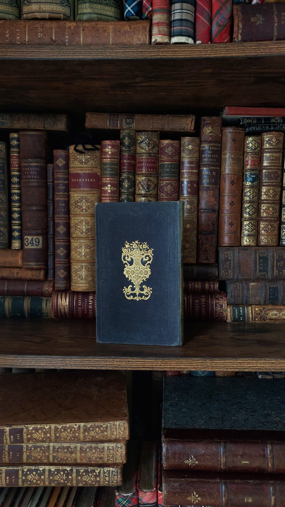 1848 Black and gold | Alfred Mame Black & Gold Cartonnage