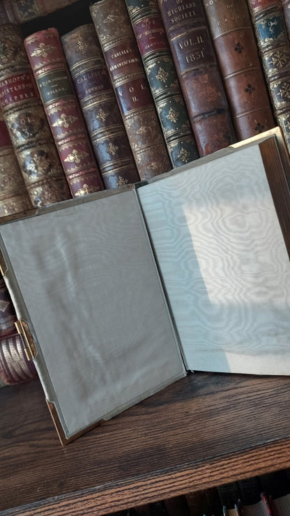 1850s Livre de Mariage | Velvet Wedding Missal w/Large Intricate Clasp