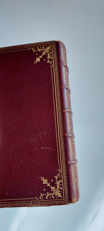 1887 Gruel Paroissien de la Renaissance | Latin Script Gauffered Edge