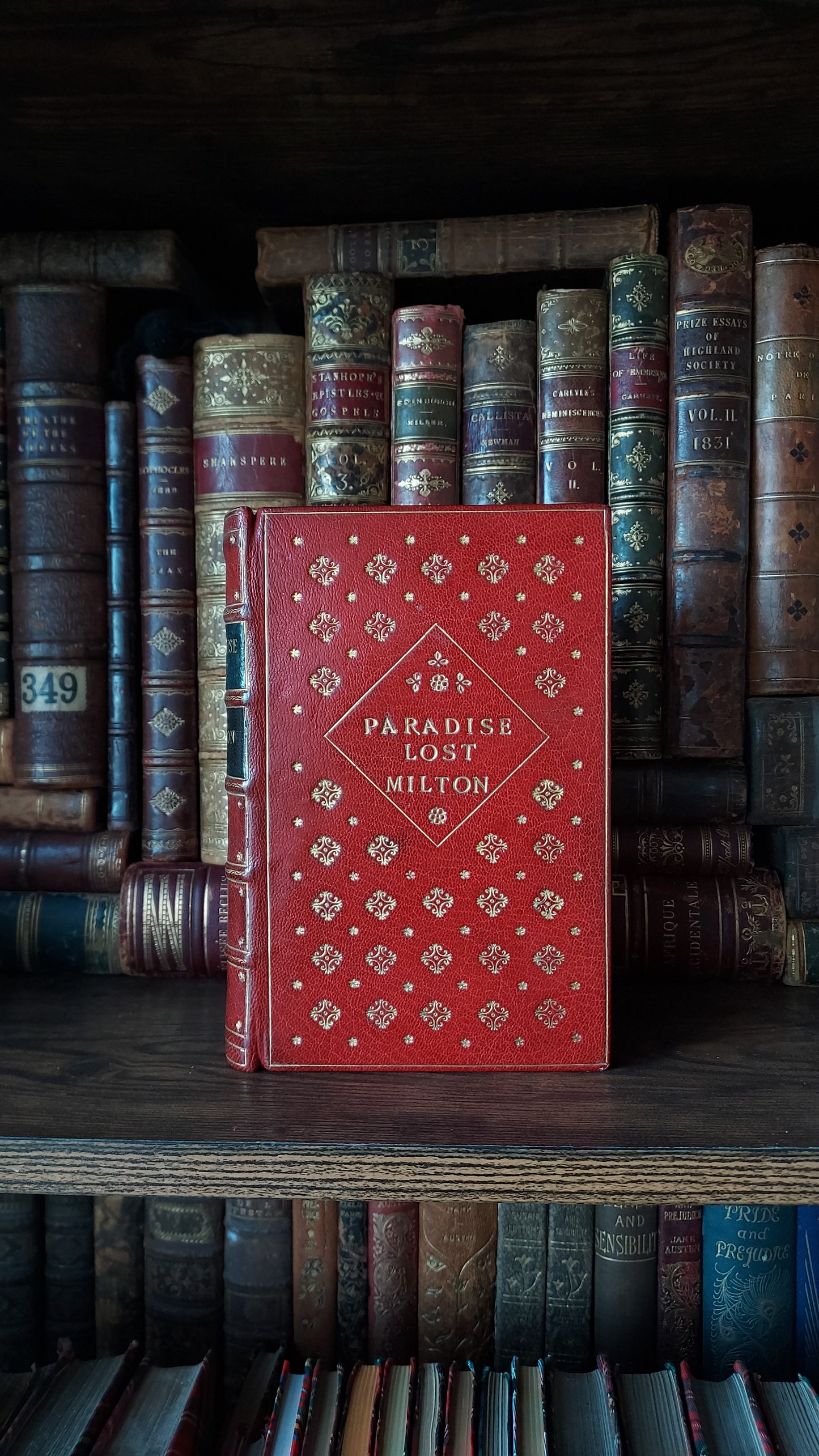1845 The Poetical Works of John Milton | Dublin Fine Binding