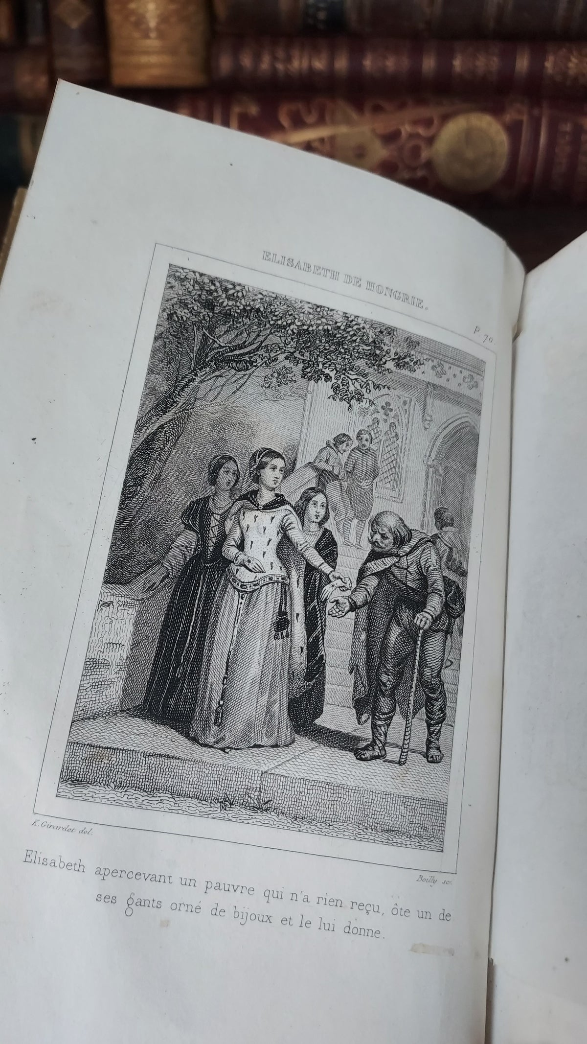 Histoire de Sainte Élisabeth de Hongrie | Mame Decorative Cartonnage Binding