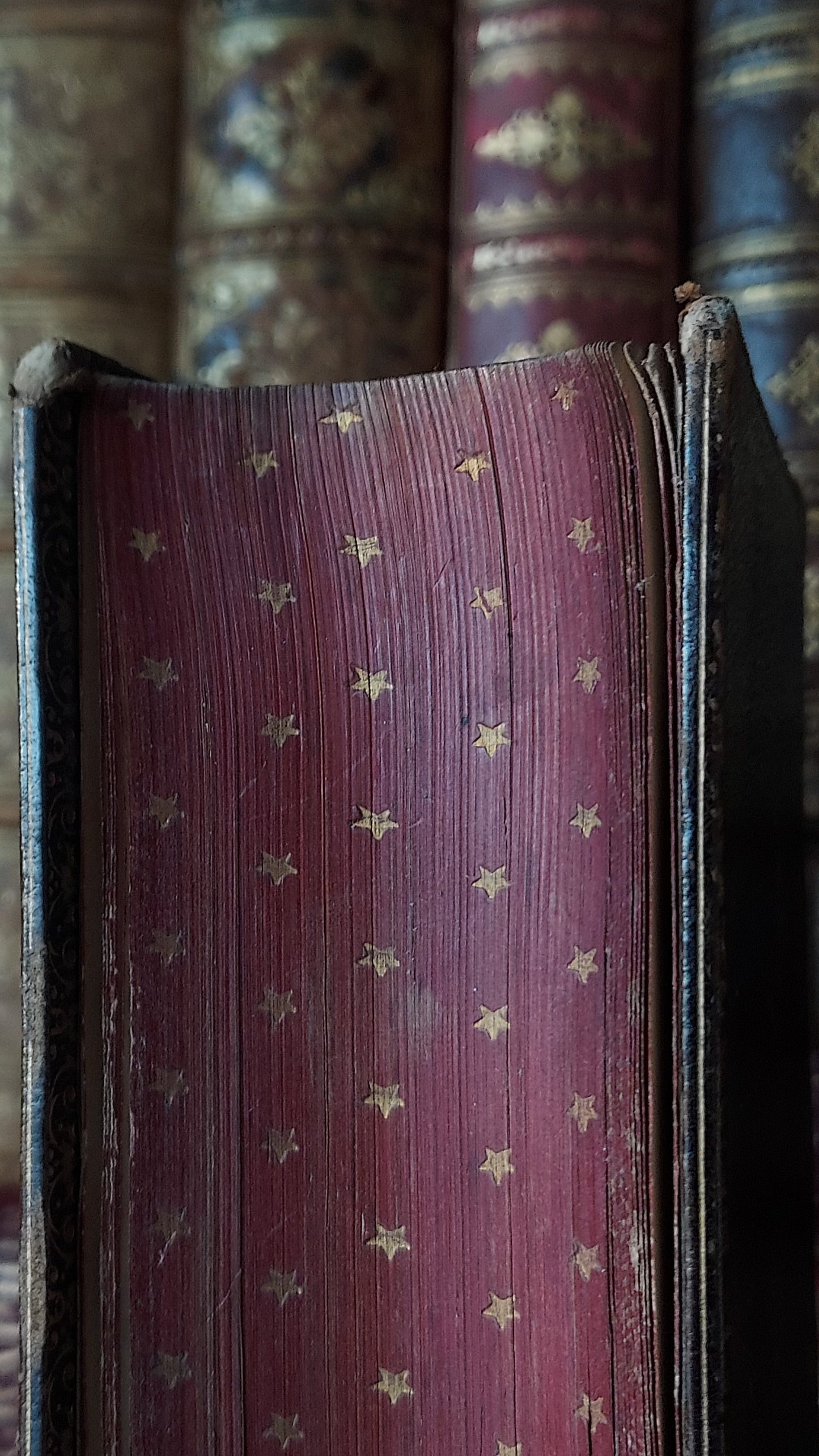 1876 Paroissien Romain | Red Star Gauffered Edge