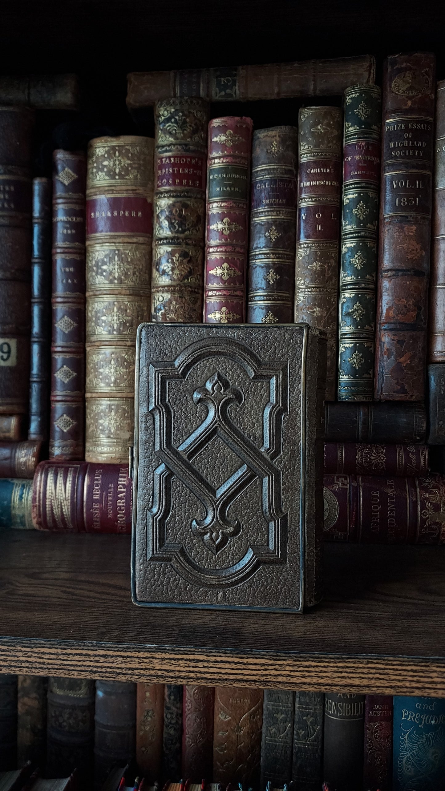 1870 Vollständige Sammlung ausgewählter Gebete | German Ermine Gauffered Edge