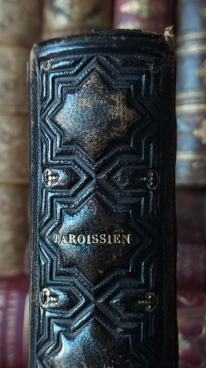 1850s Paroissien Romain | Textured Cover & Red Gauffered Edge