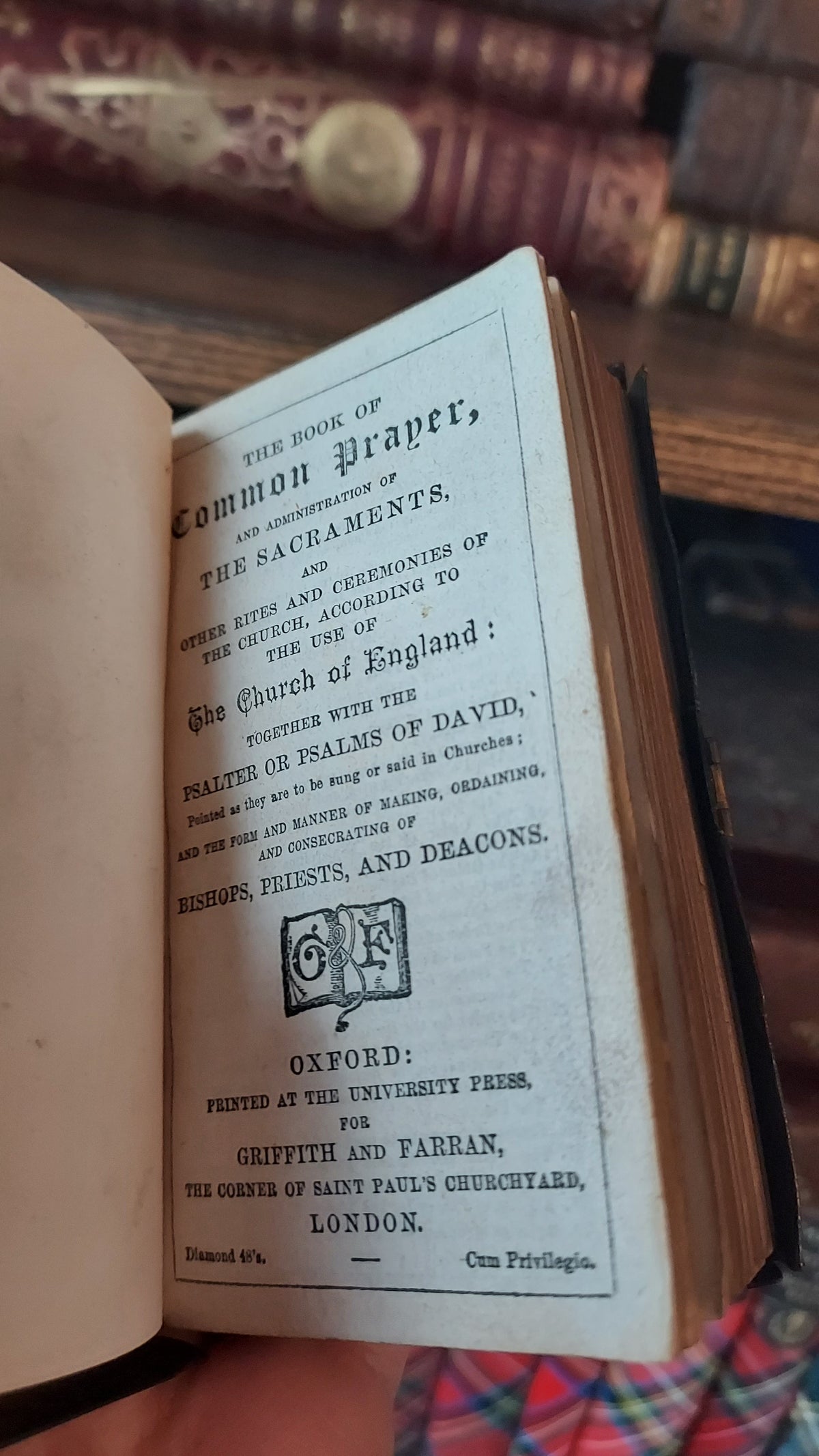 1870s The Book of Common Prayer | Unique Mini Cased-In Box Binding