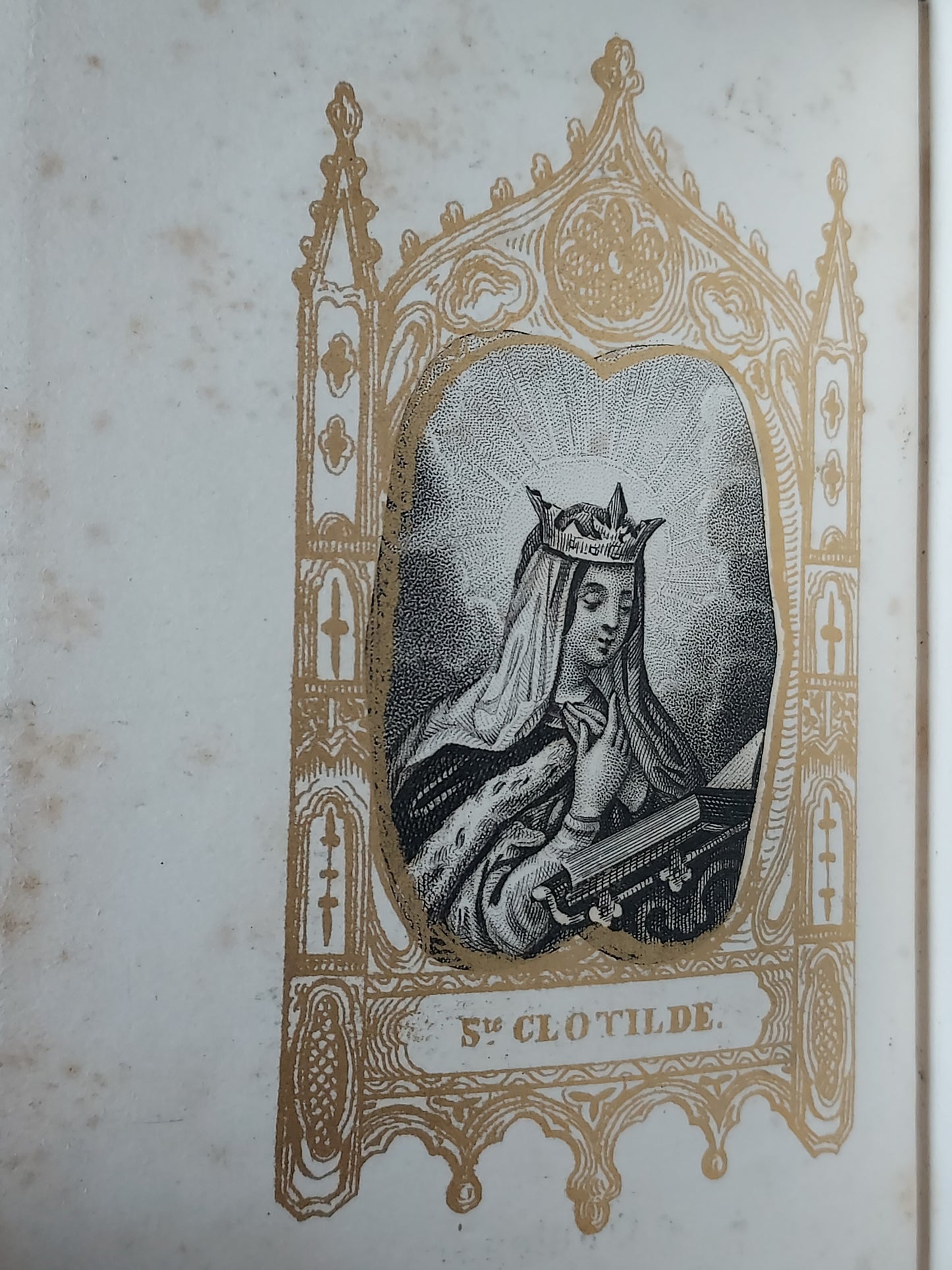 1838 Paroissien Complet | Green Velvet & Cross Clasp