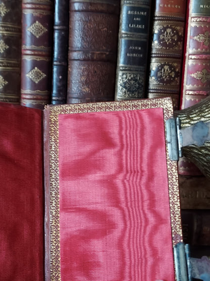 1860s Paroissien Romain, Très Complet Partie d'Hiver: Red Gauffered Edge