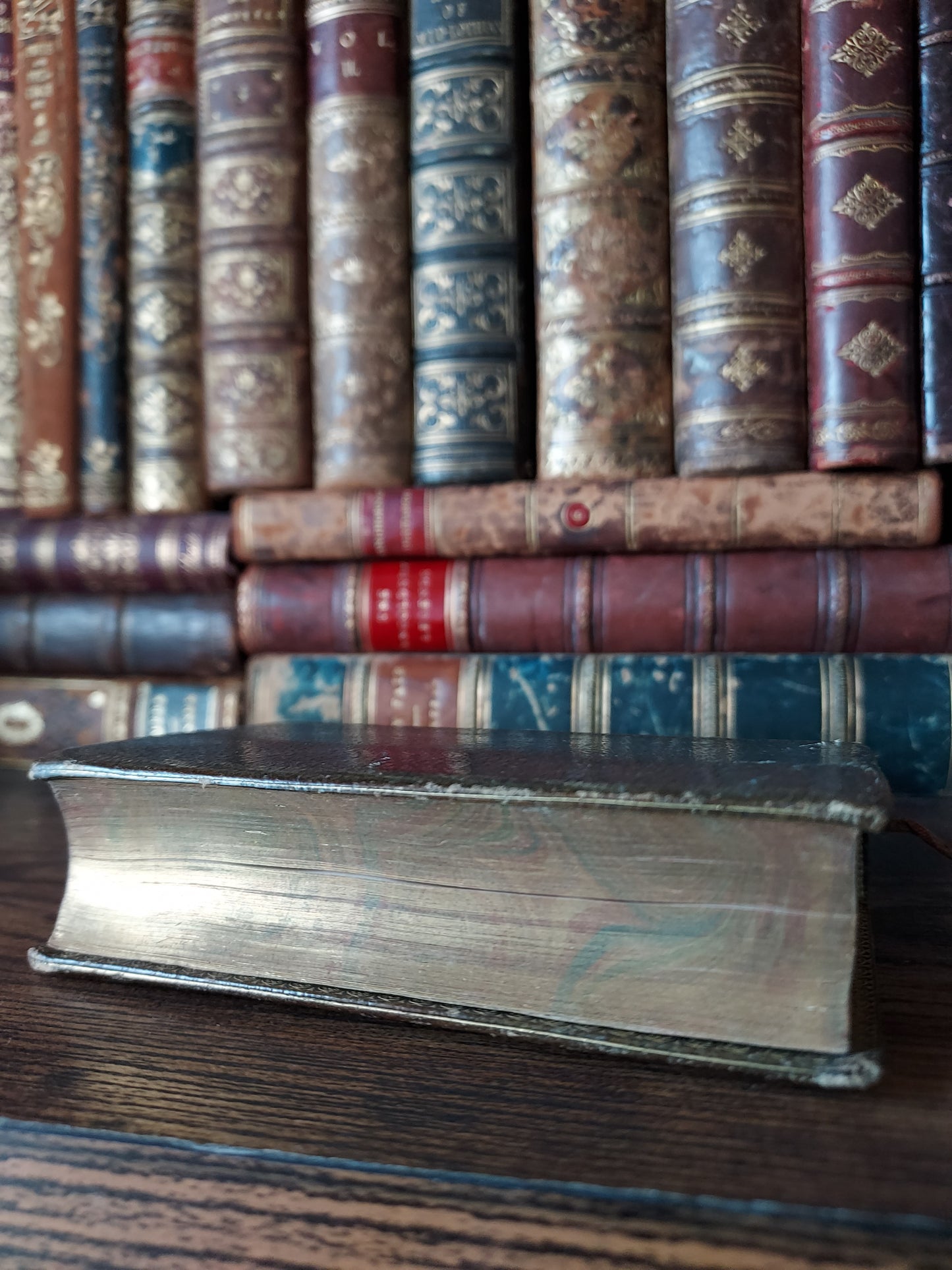 1888 Paroissien Romain Partie d'automne| Hidden Marble Foreedge