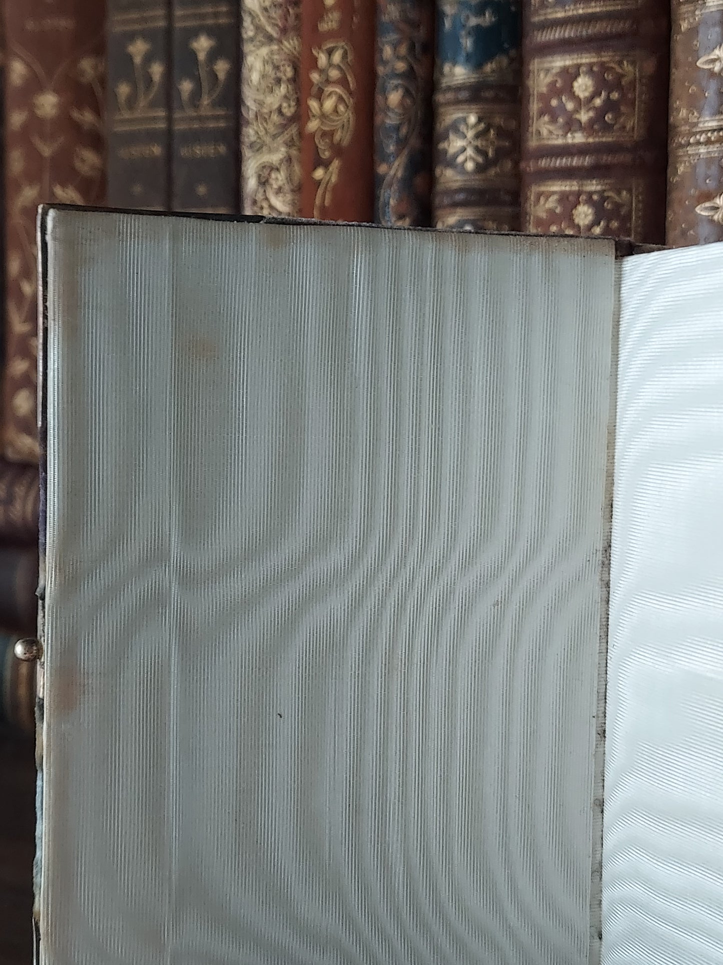 19th-century La Giornata del Cristiano | Blue Velvet & a Cross Clasp