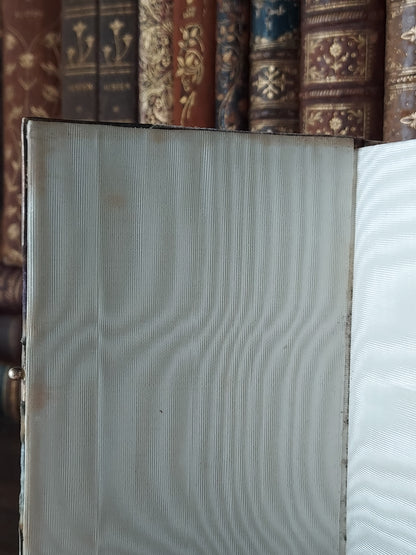 19th-century La Giornata del Cristiano | Blue Velvet & a Cross Clasp