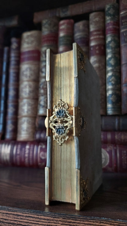 1850s Livre de Mariage | Velvet Wedding Missal w/Large Intricate Clasp