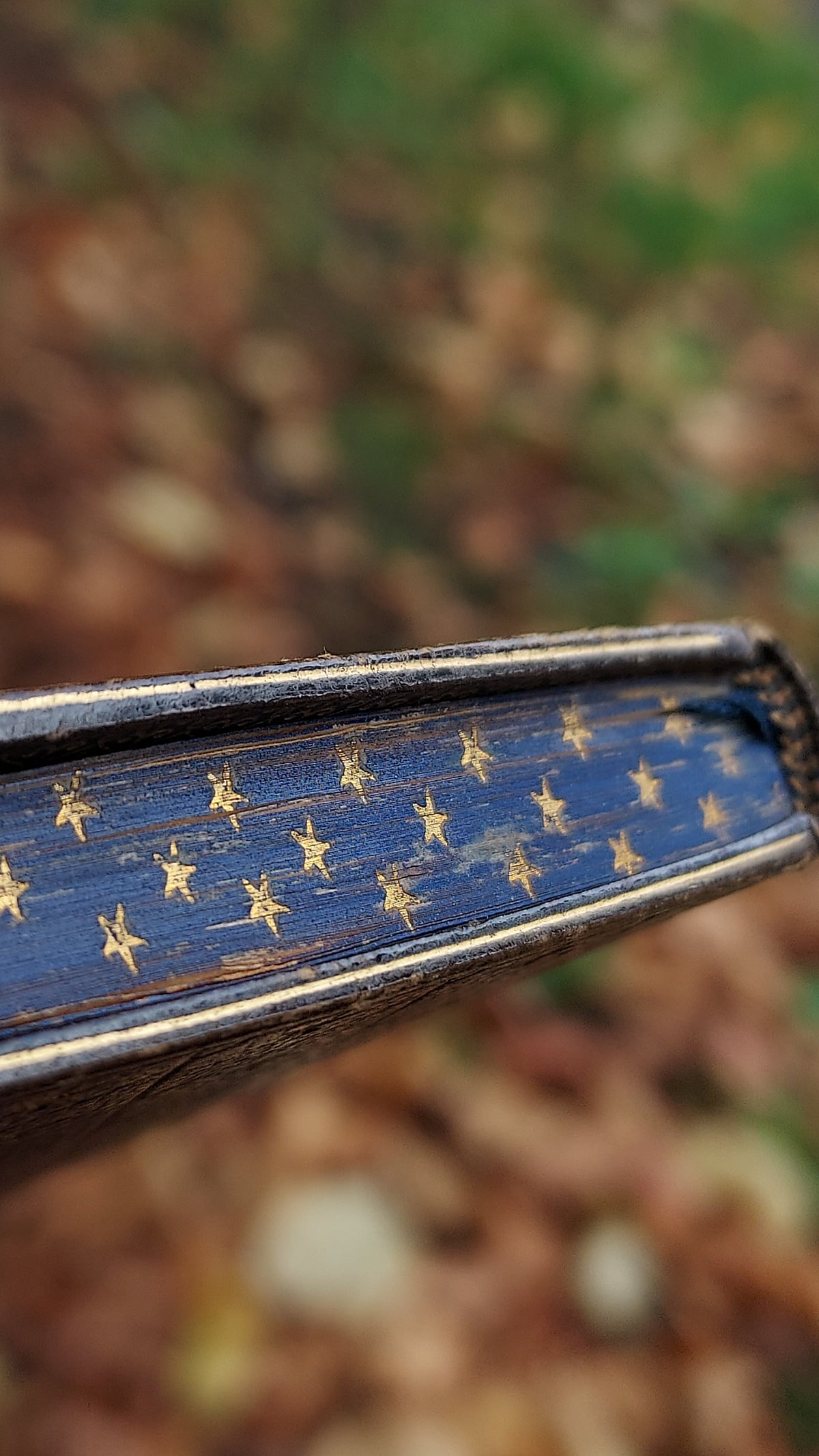 1850s L'Imitation de Jésus-Christ | Miniarture Star Binding w/Blue Gauffered Edges
