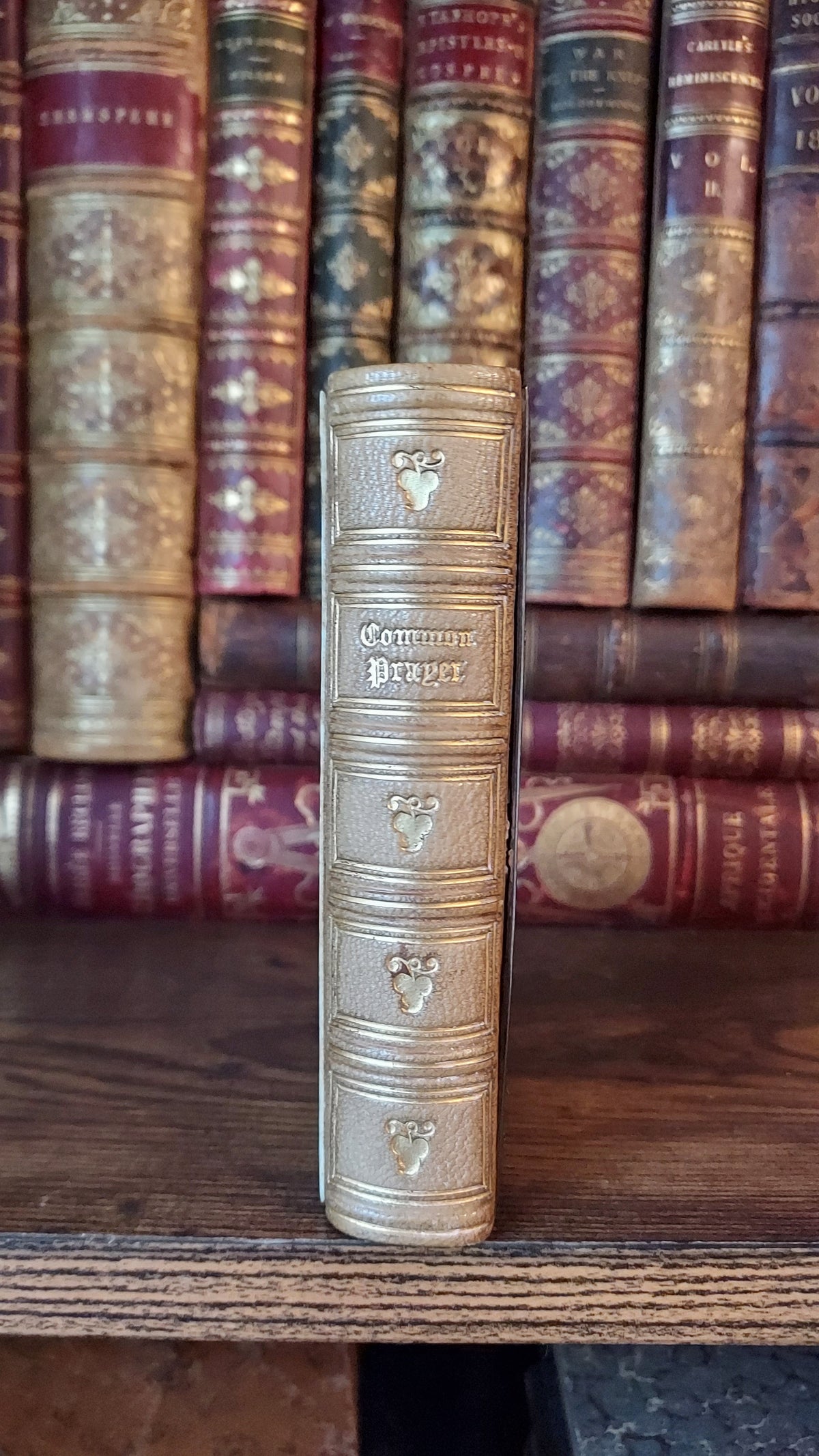 1872 The Book of Common Prayer | Gothic-Style Metal Details