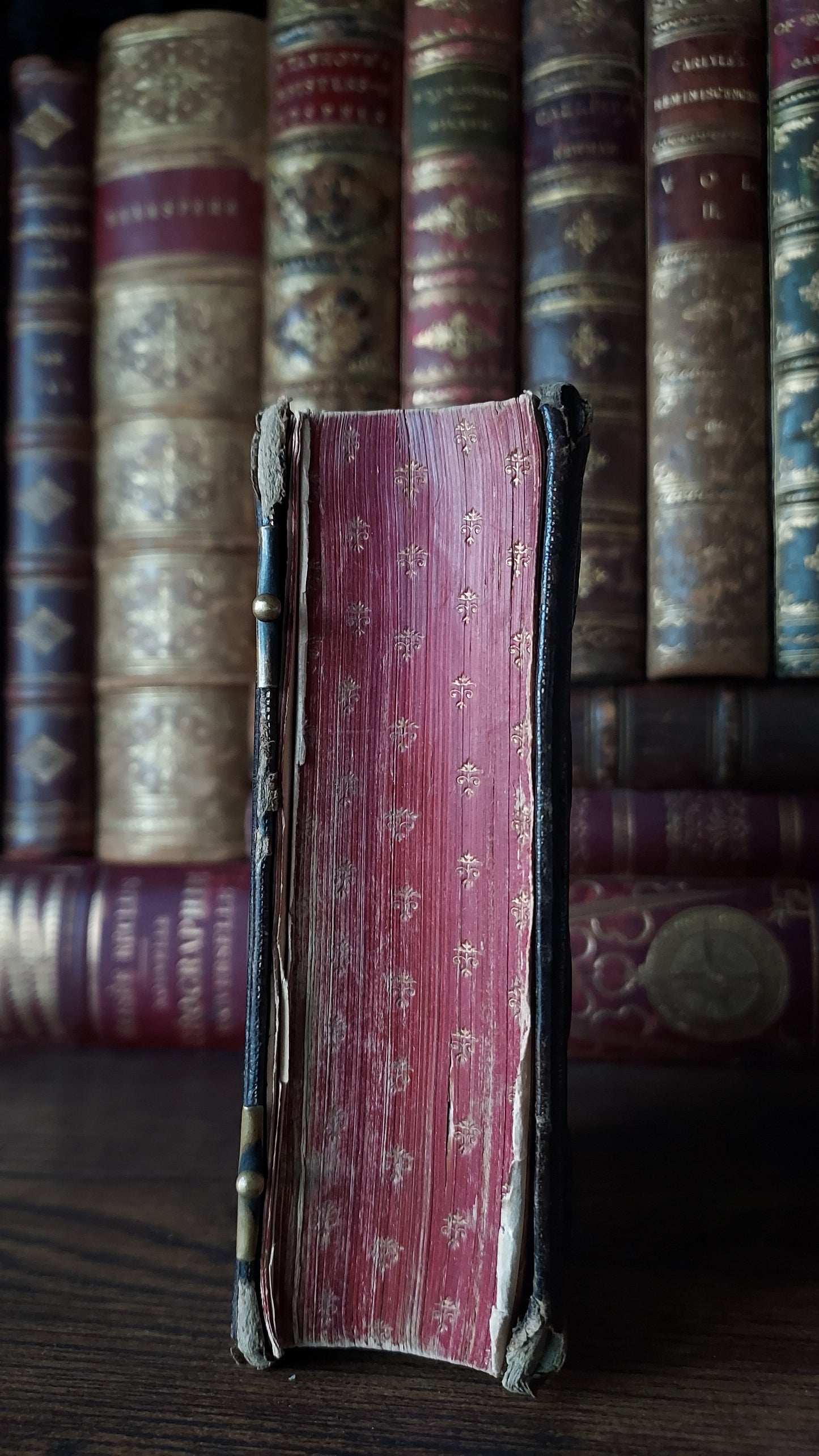 1850s Paroissien Romain | Textured Cover & Red Gauffered Edge