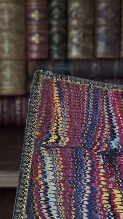 1864 Manuel du Chrétien | Red Gauffered Edge w/Gold Motif