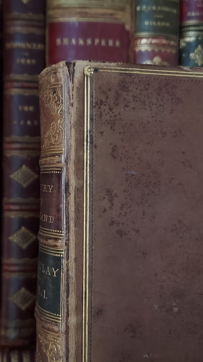1873 History of England | Eton Leaving Present, 2 Volumes