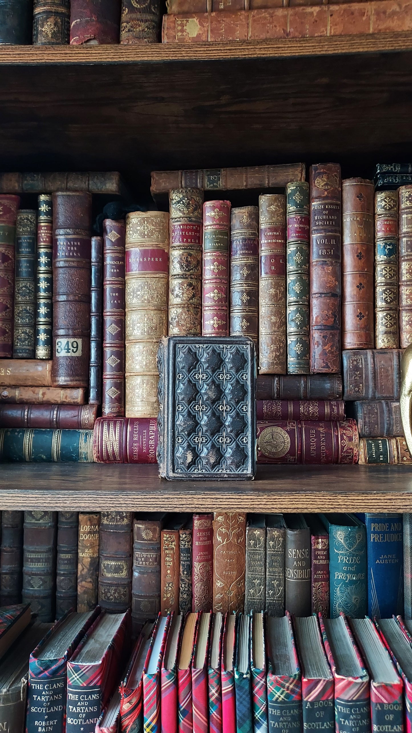 1850s Paroissien Romain | Textured Cover & Red Gauffered Edge