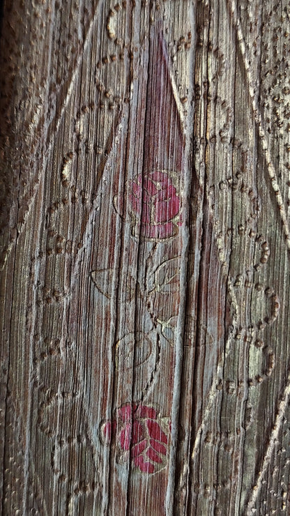 1897 Manuale di Filotea | Hand-Painted Rose Gauffered Edges