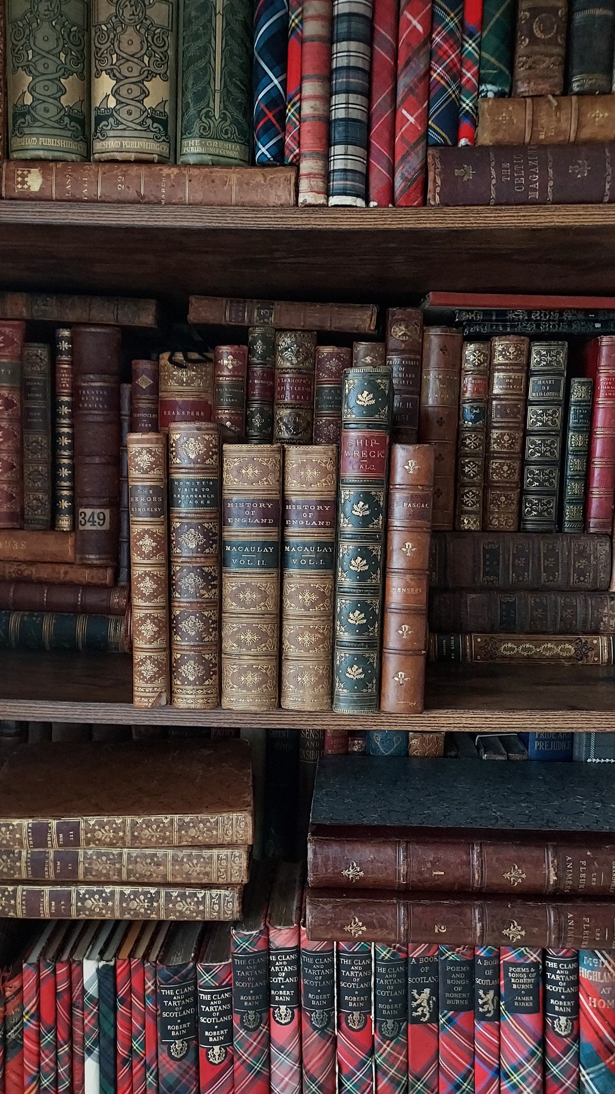 1873 History of England | Eton Leaving Present, 2 Volumes