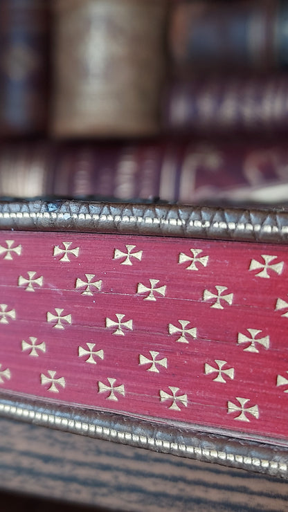 1860s Imitation de Jésus-Christ | Noble Provenance, Clasps, & Gauffered Edges