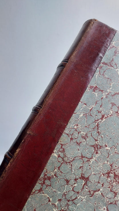 1867 Les Fleurs Animées | Grandville Brown Leather 2-Volume Set