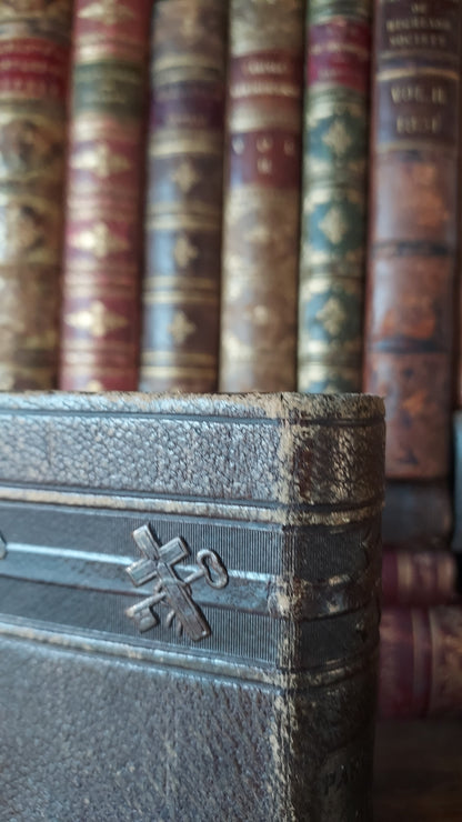 1863 Paroissien Romain | Red Pages and Cross Clasp