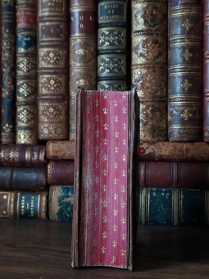 1866 Paroissien Romain | Red & Gold Ermine Edges