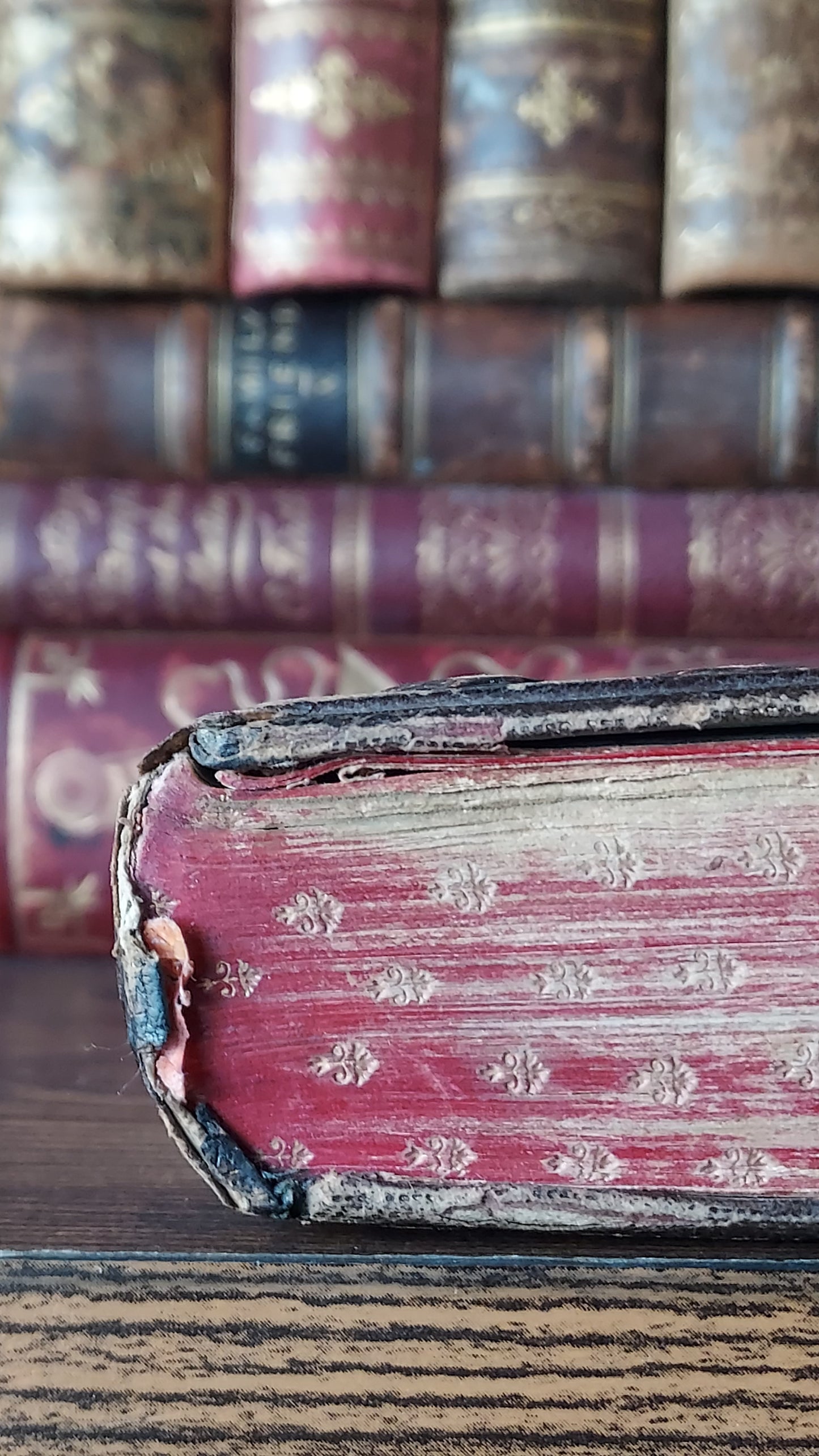 1850s Paroissien Romain | Textured Cover & Red Gauffered Edge