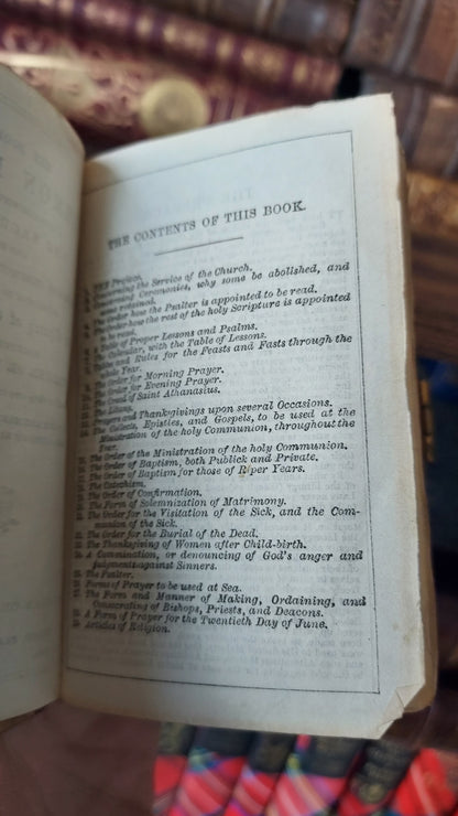1863 The Book of Common Prayers | Custom Engraving