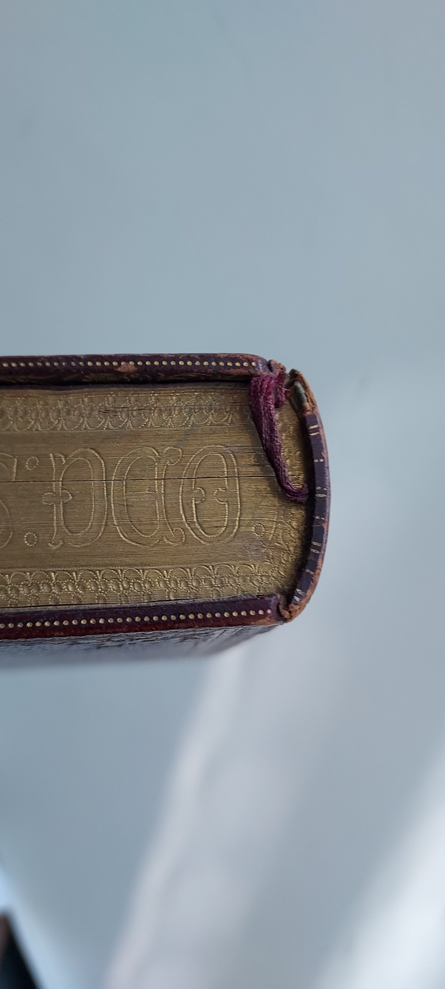 1887 Gruel Paroissien de la Renaissance | Latin Script Gauffered Edge