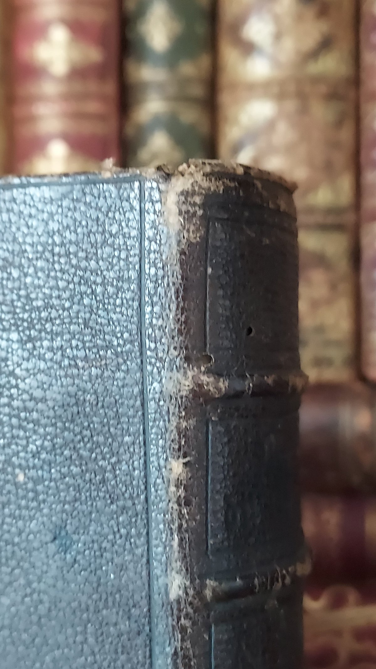 1864 Manuel du Chrétien | Red Gauffered Edge w/Gold Motif