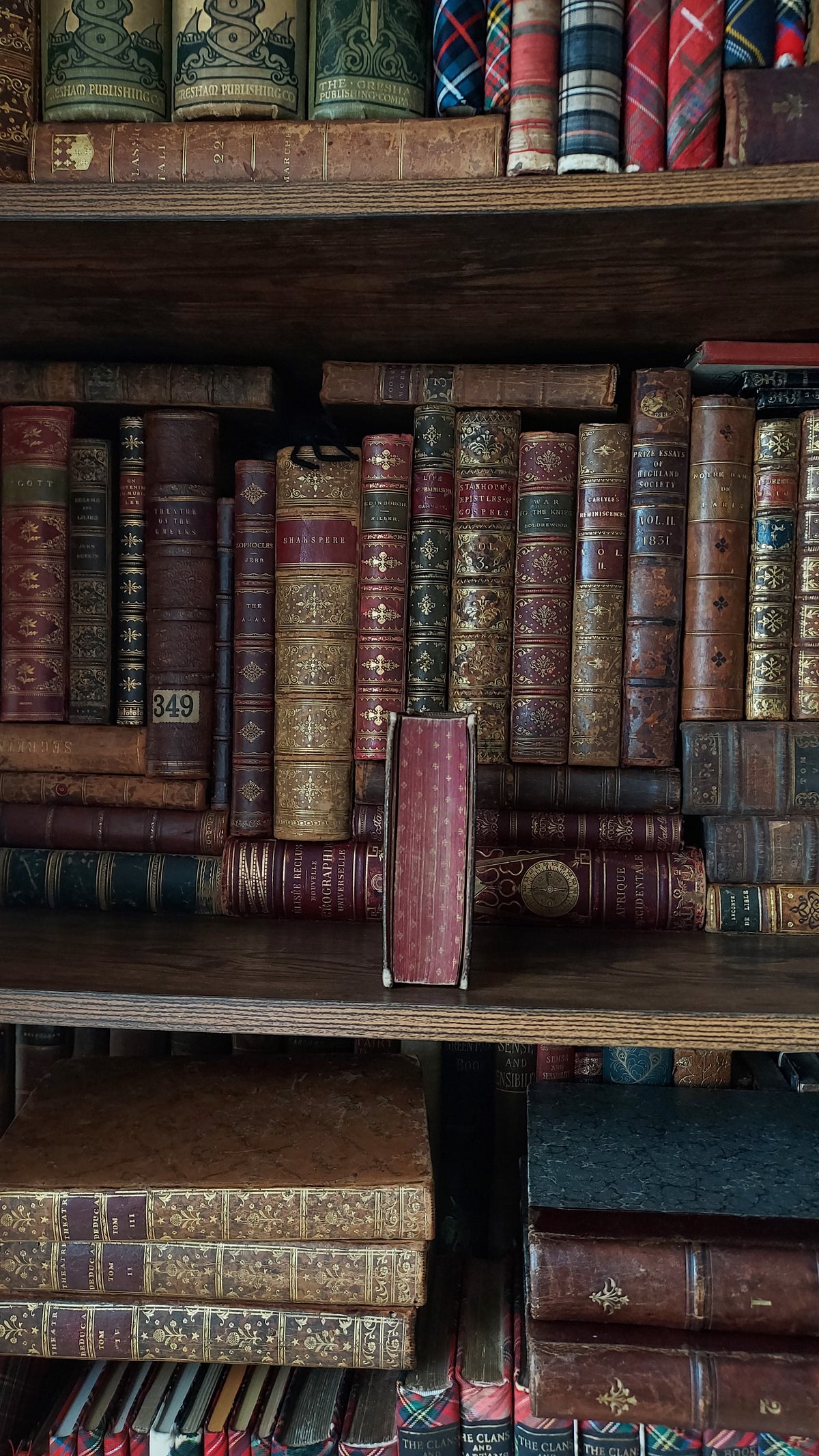 1864 Manuel du Chrétien | Red Gauffered Edge w/Gold Motif