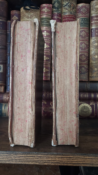 1776 Sermons de M. Massillon | 2-Volume Set w/Monastic Labels