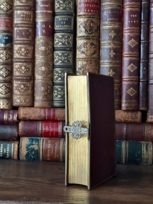 1870s Paroissien Romain | Communion Cover and Gold Clasp
