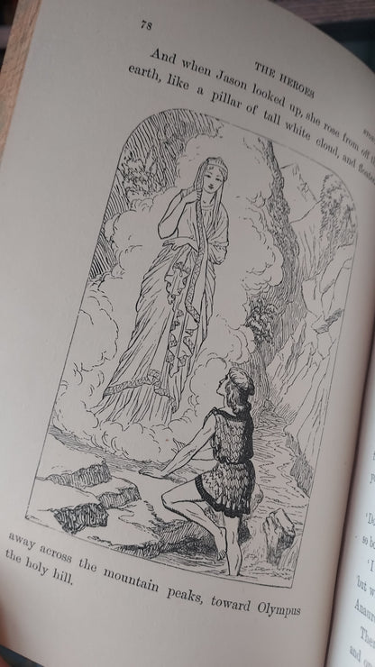 1895 The Heroes: Greek Fairy Tales | Prize Binding & Ex Libris
