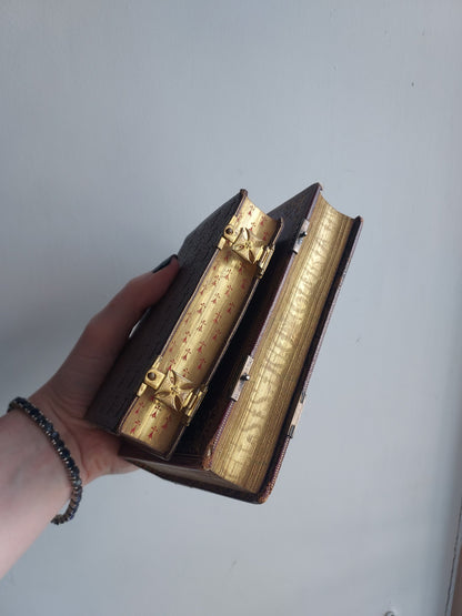 1887 Gruel Paroissien de la Renaissance | Latin Script Gauffered Edge