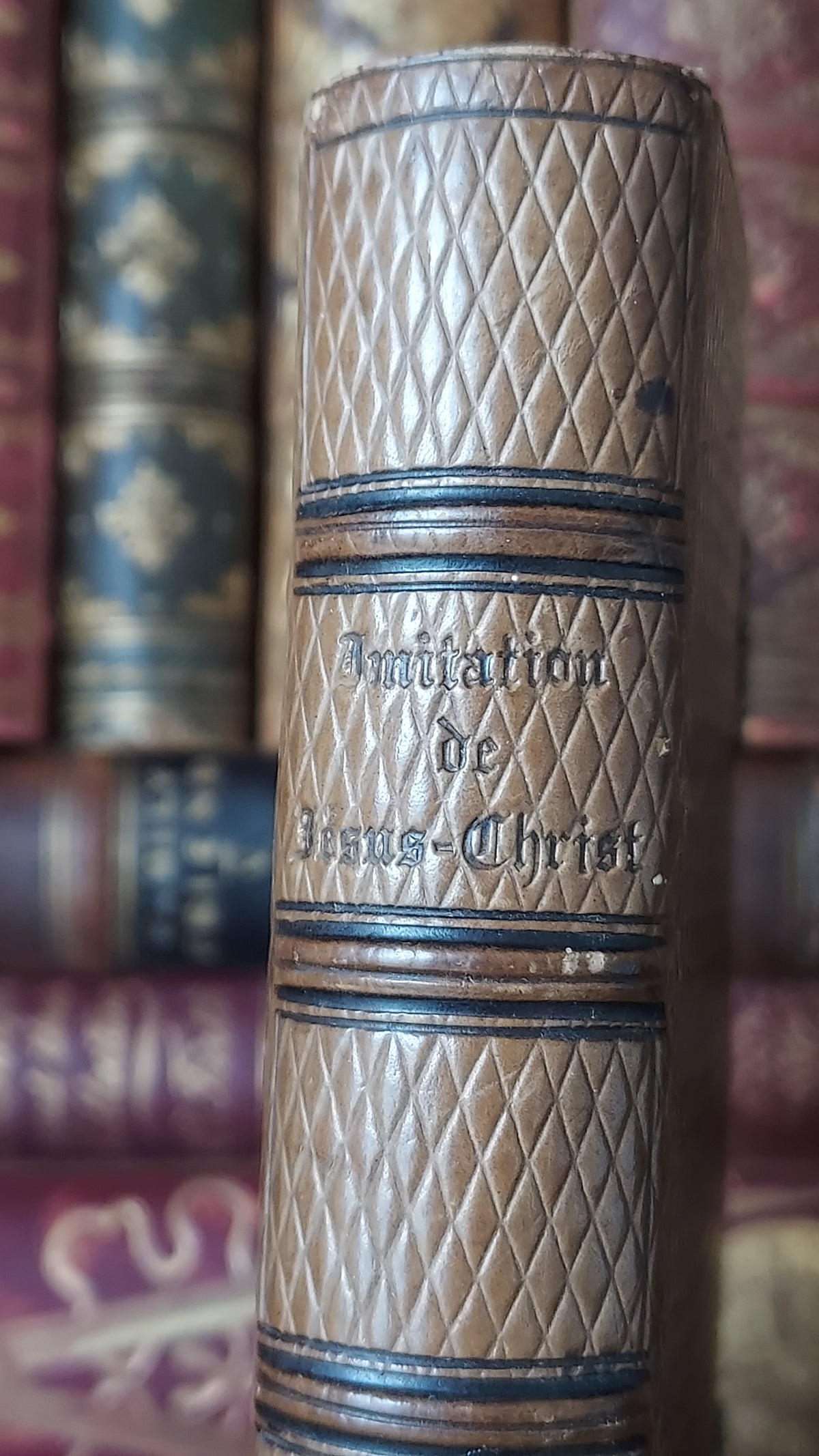 1860s Imitation de Jésus-Christ | Noble Provenance, Clasps, & Gauffered Edges