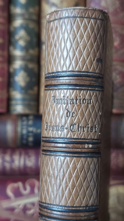 1860s Imitation de Jésus-Christ | Noble Provenance, Clasps, & Gauffered Edges